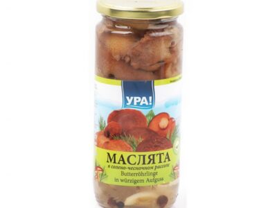 Huby Masliak "URA" 0,48 kg/ Грибы Маслята "УРА" ,0,48кг