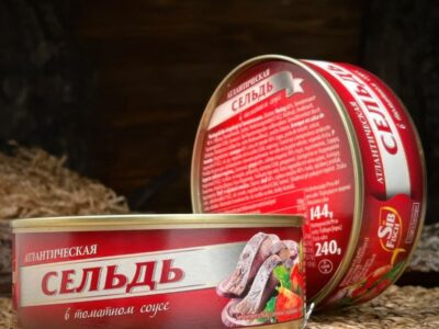 Konzervy Sleď v Paradajkovej om&aacute;čke 240g/ Консервы Сельдь в Томатном соусе 240г