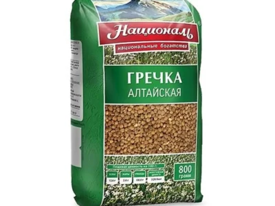 Kr&uacute;py Poh&aacute;nkov&eacute;  National "Altajskaia" 800 gr / Крупа Гречневая  Националь "Алтайская