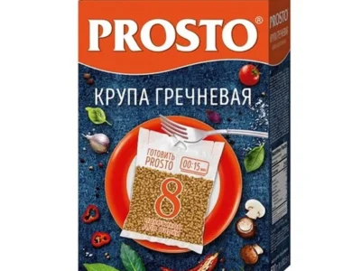 Kr&uacute;py Poh&aacute;nkov&eacute; Porciov&eacute; "Prosto" 500g / Крупа Гречневая Порционная "Просто" 500 г