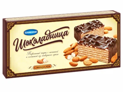 Torta Mandľov&aacute; "&Scaron;okoladnica" / Торт "Шоколадница" с миндалем