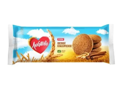 Su&scaron;ienky Lyubyatovo "Ovsene" 200g / Печенье овсяное Любятово  200г